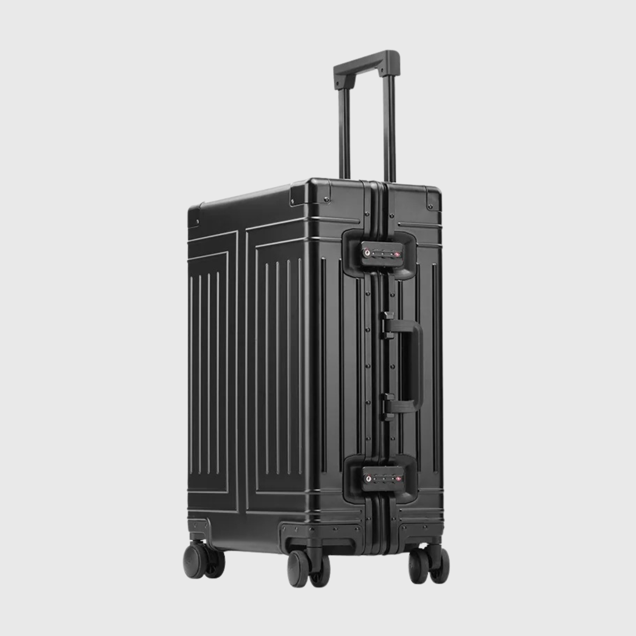 The Geneva - Alpine Green | Premium Aluminium Check-In Suitcase (65L - 91L)