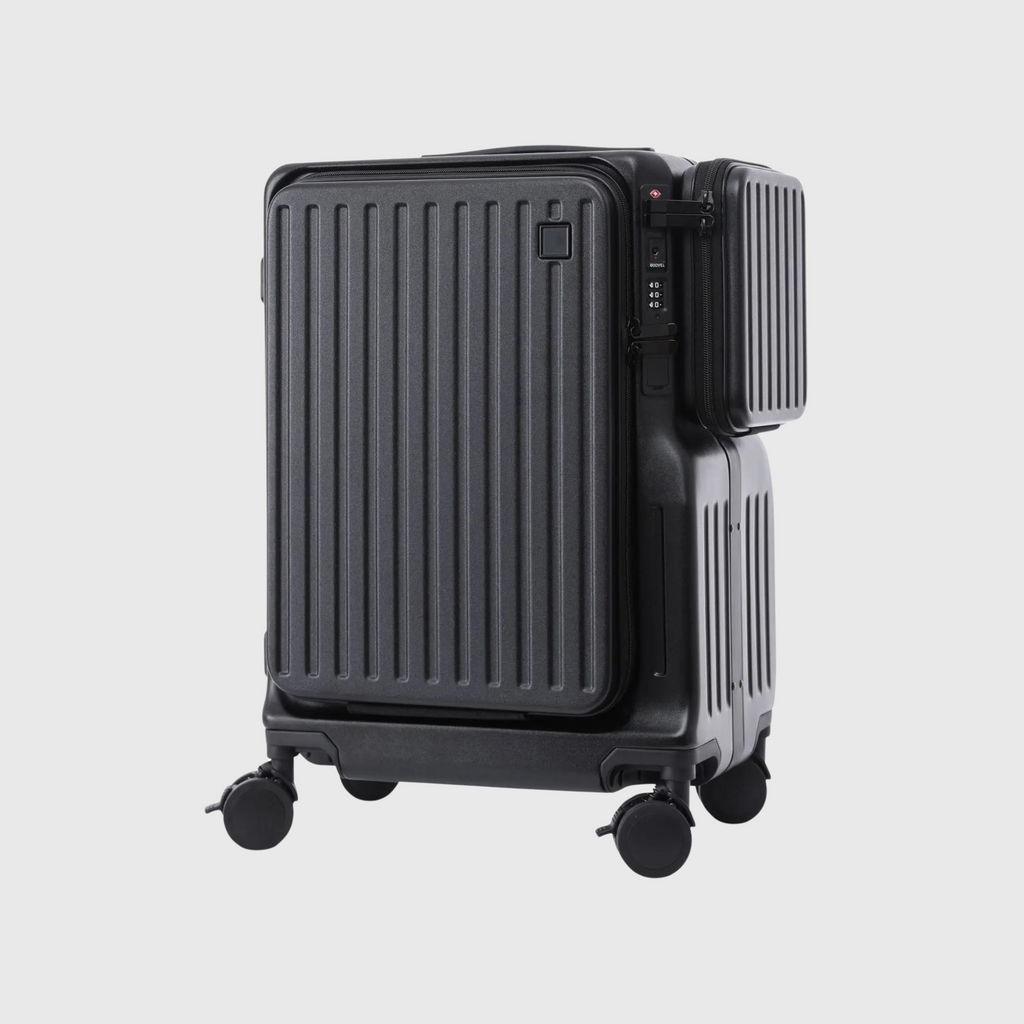 The Oslo - Jet Black | Cabin Suitcase 41L