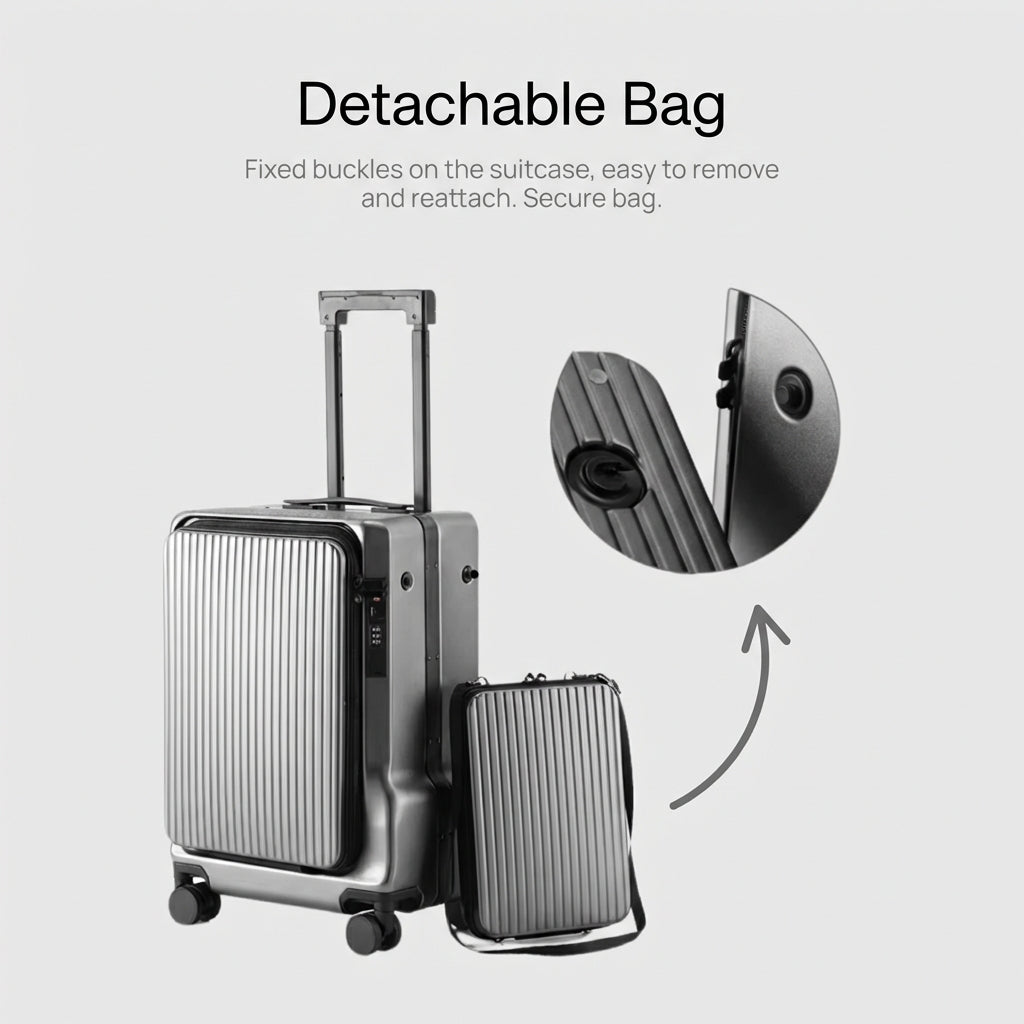 The Seoul - Sage Grey | Hard Shell Cabin Case 42L