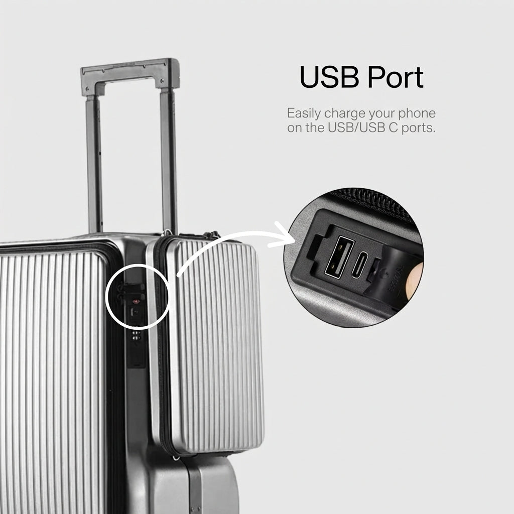 The Seoul - Sage Grey | Hard Shell Cabin Case 42L