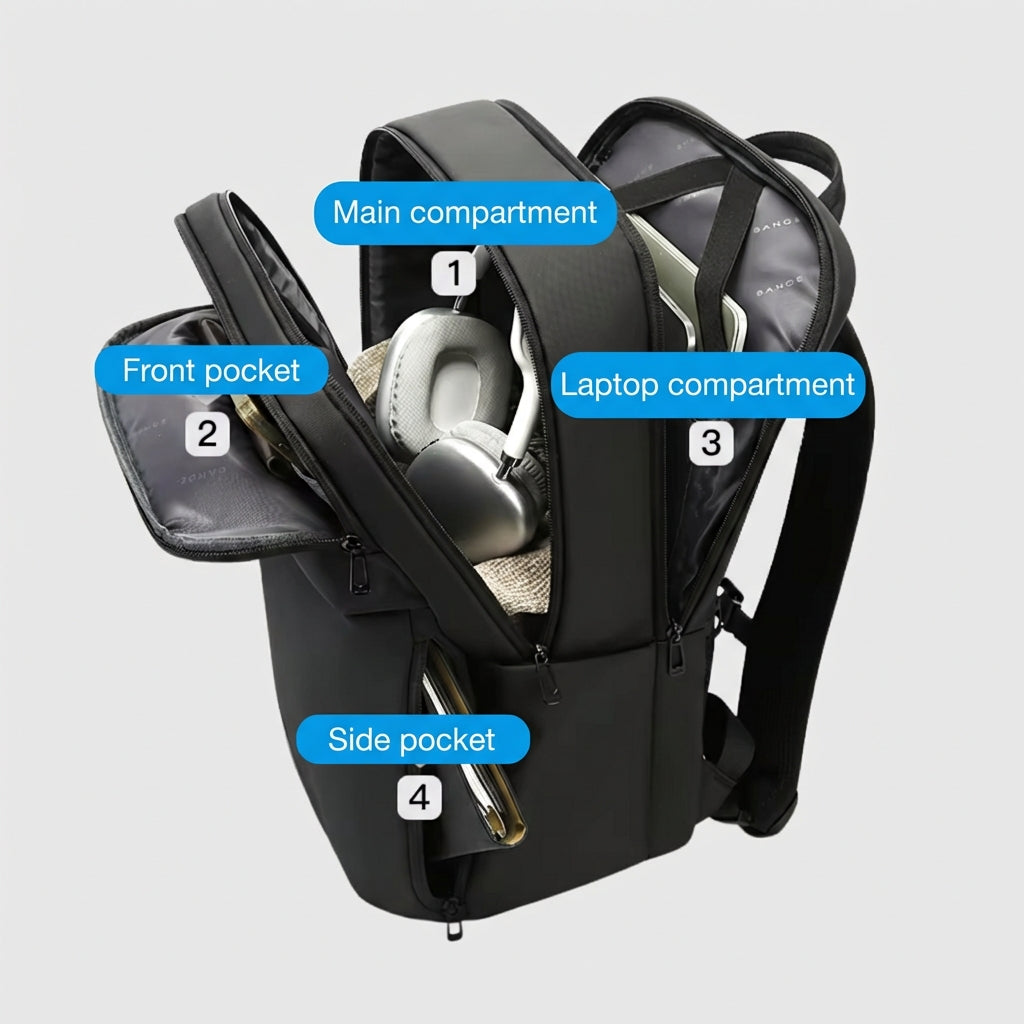 The Copenhagen | Minimalist Tech Backpack 27L - Men & Women