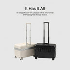 The Manhattan - Black | Business Carry-On Suitcase 42L