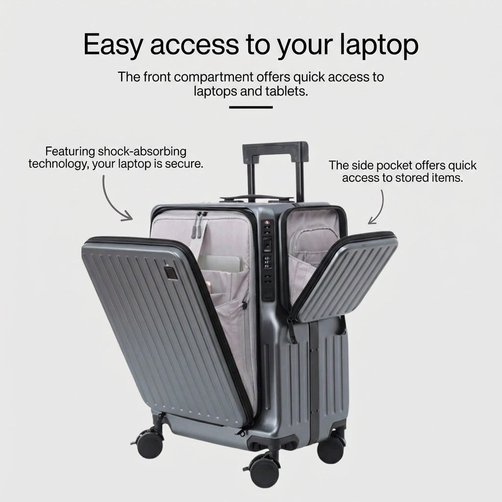 The Oslo - Graphite | Cabin Suitcase 41L