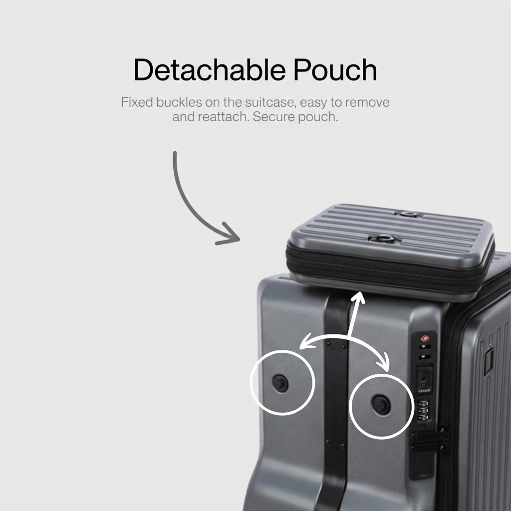 The Oslo - Graphite | Cabin Suitcase 41L
