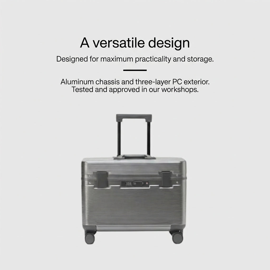 The Zurich - Silver | Pilot Case 41L