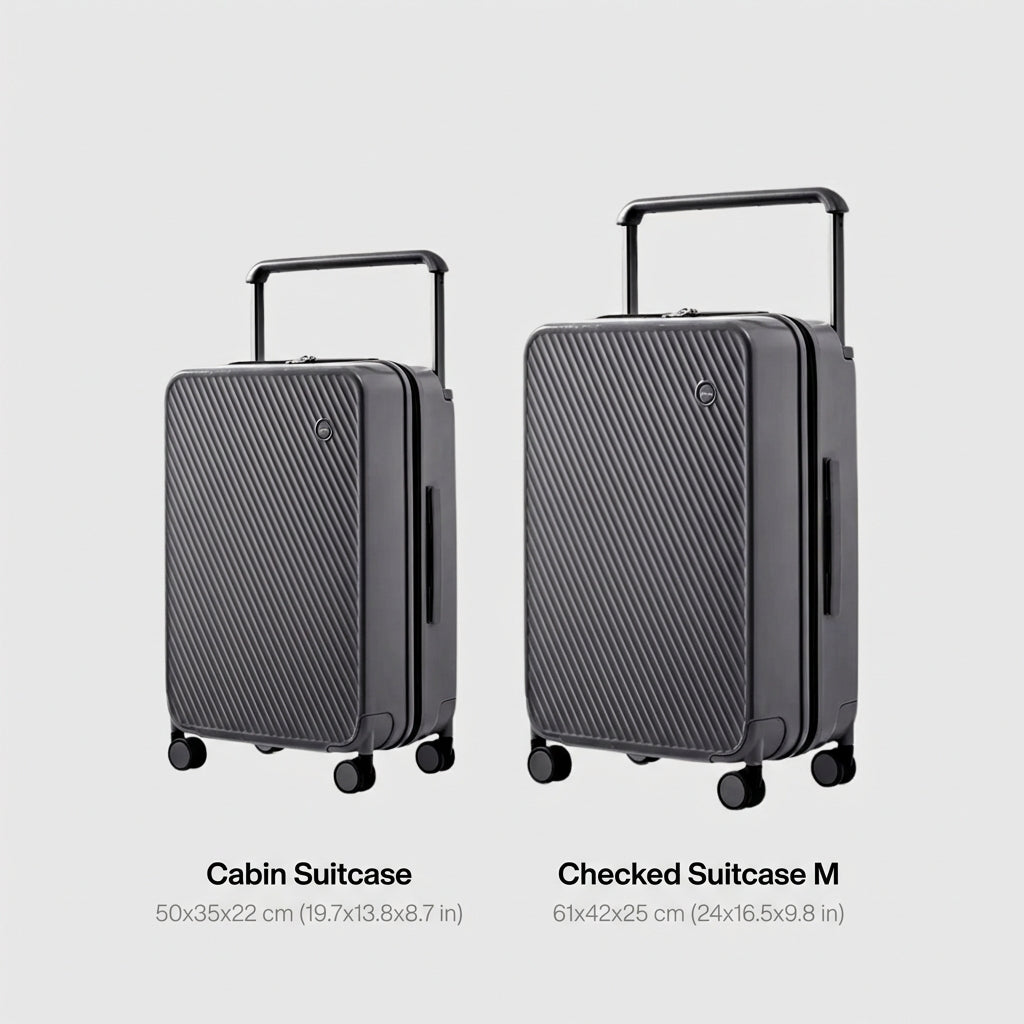 The Barcelona - Graphite | Carry-On Suitcase 40L