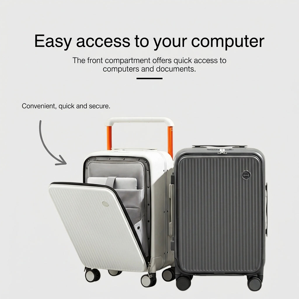 The Atlas Motion - White | Hard Shell Suitcase 69L