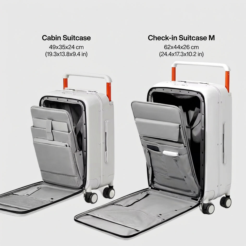 The Atlas Motion - Azure Blue | Hard Shell Suitcase 69L