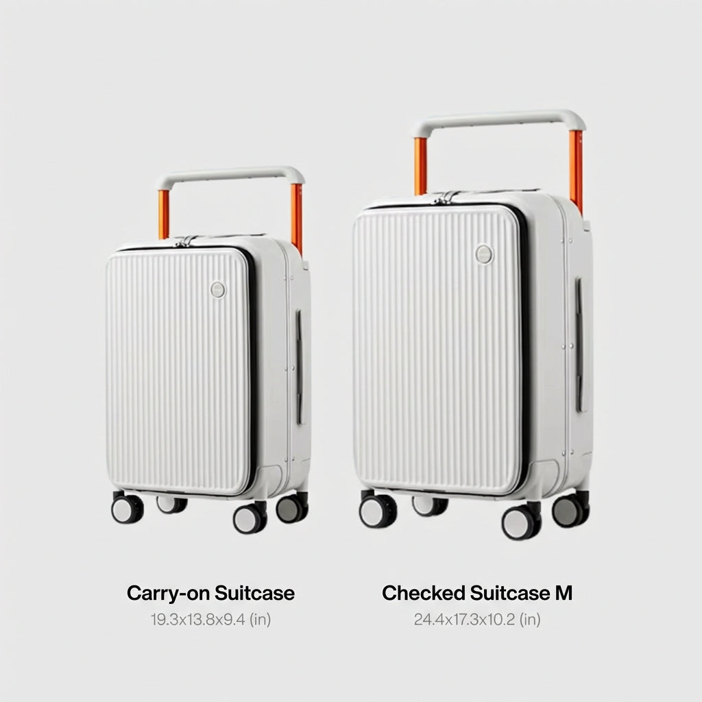 The Atlas Motion - Azure Blue | Hard Shell Suitcase 69L