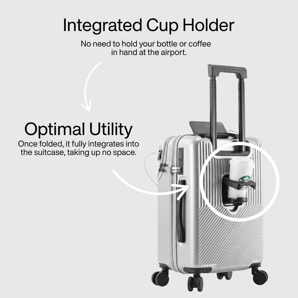 The Atlas Signature - Silver | Large Travel Case (74L - 98L)