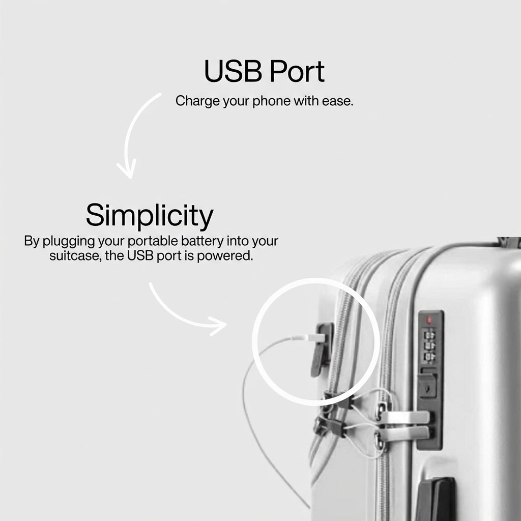 The Atlas Signature - Silver | Large Travel Case (74L - 98L)