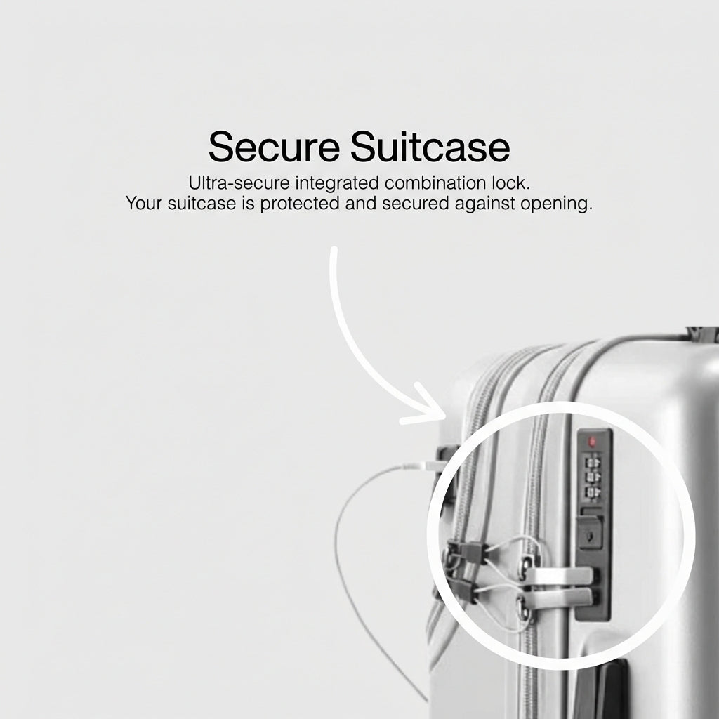 The Atlas Signature - Silver | Large Travel Case (74L - 98L)