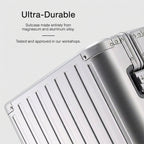 The Chicago - Gunmetal | Aluminium Frame Check-In Suitcase (62L - 101L)