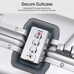 The Chicago - Gunmetal | Aluminium Frame Check-In Suitcase (62L - 101L)