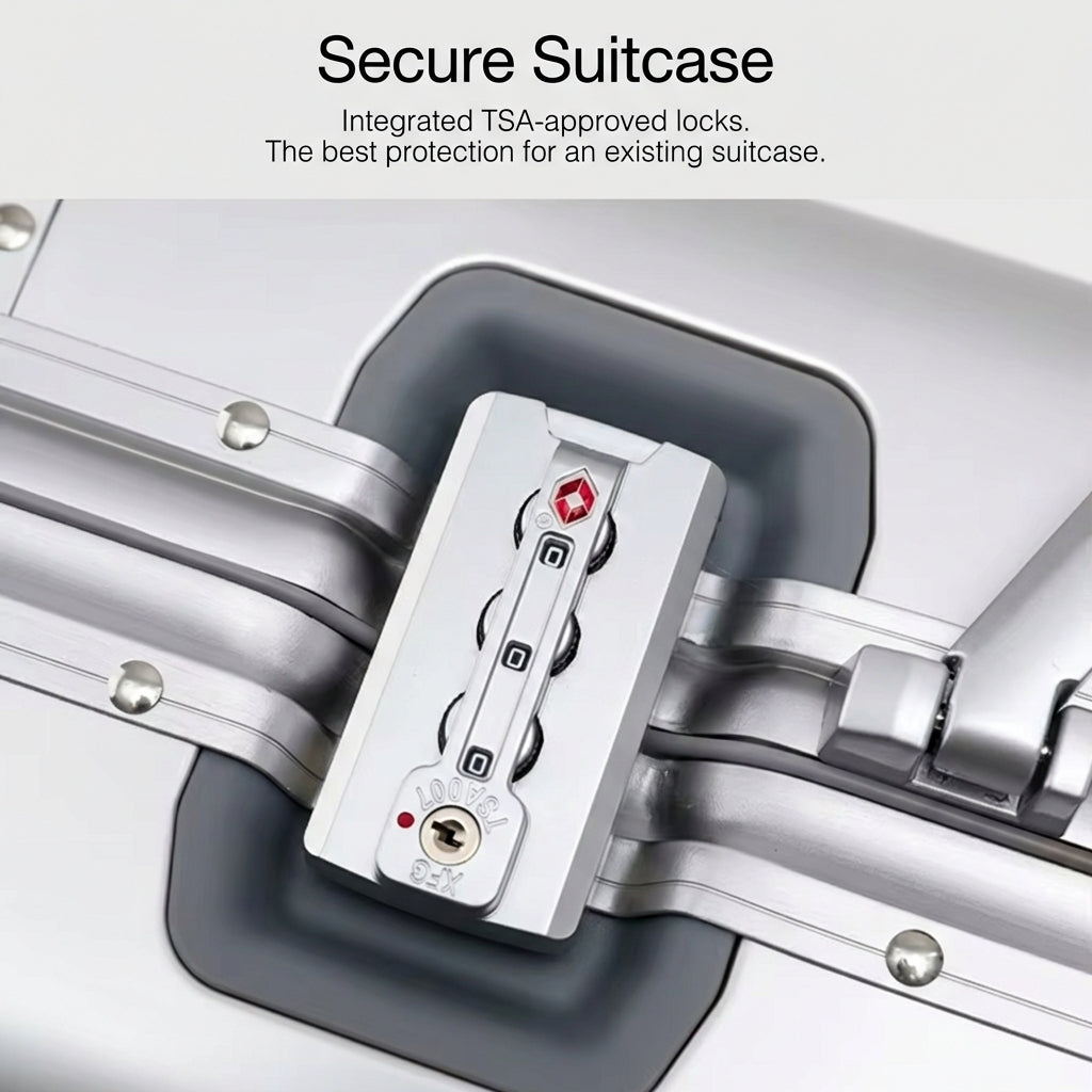 The Chicago - Gunmetal | Aluminium Frame Check-In Suitcase (62L - 101L)