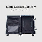 The Chicago - Gunmetal | Aluminium Frame Check-In Suitcase (62L - 101L)